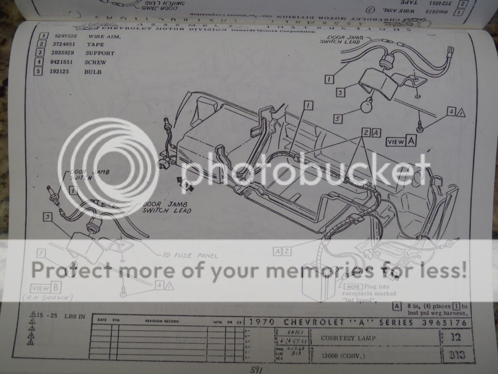 Interior lights - Electrical - First Generation Monte ... murray wire harness 